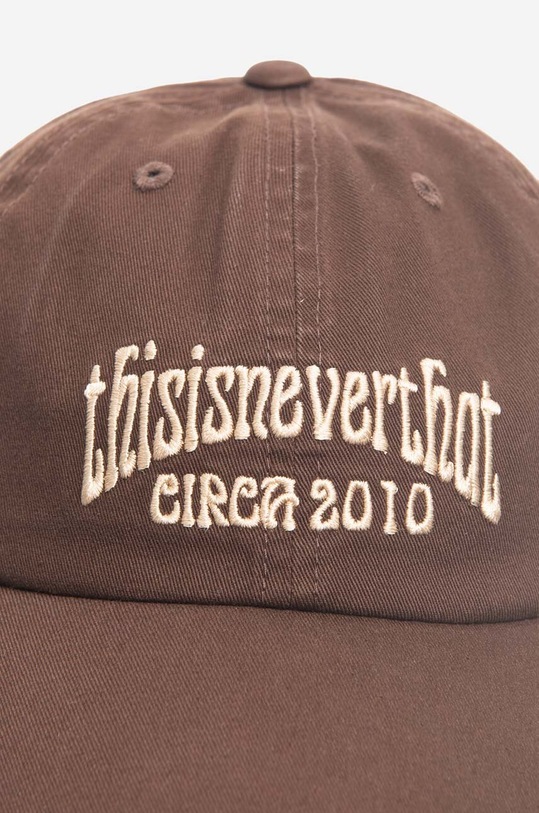 thisisneverthat cotton baseball cap RS T-Logo Cap TN231WHWBC03