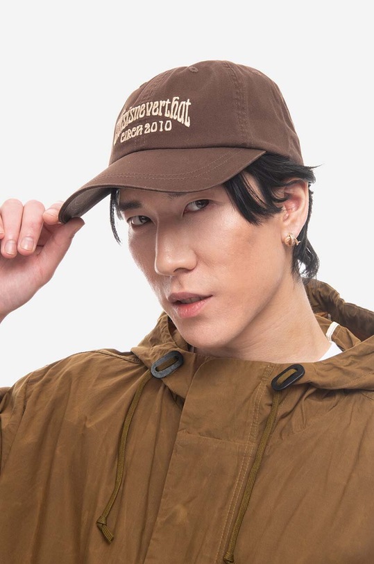 thisisneverthat cotton baseball cap RS T-Logo Cap TN231WHWBC03