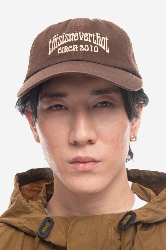 thisisneverthat cotton baseball cap RS T-Logo Cap TN231WHWBC03
