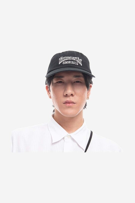Accessories thisisneverthat cotton baseball cap RS T-Logo Cap TN231WHWBC03 black