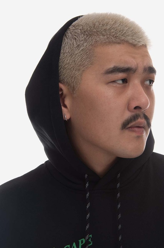 Pamučna dukserica Wood Wood Zeus Placement Hoodie 12315603.2125 crna