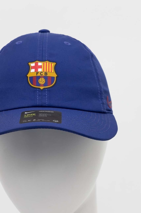 Nike czapka z daszkiem bawełniana CU7694 granatowy AA00