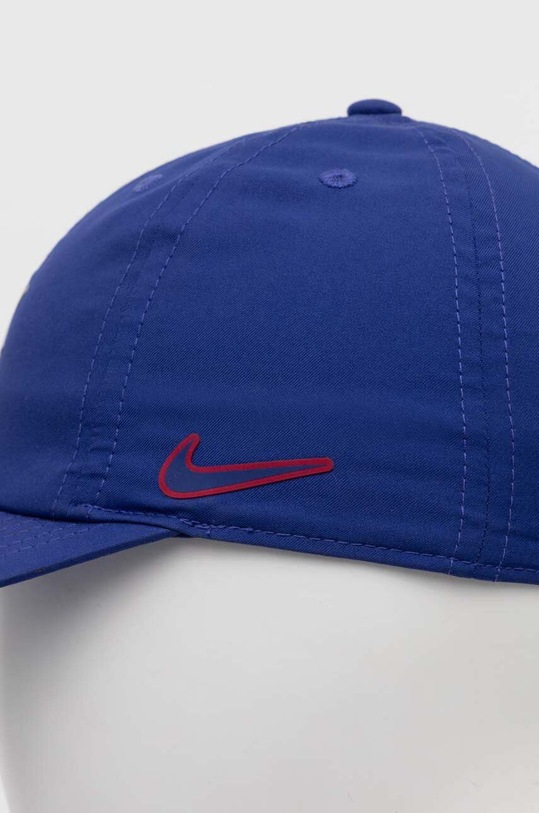 Nike czapka z daszkiem bawełniana granatowy CU7694