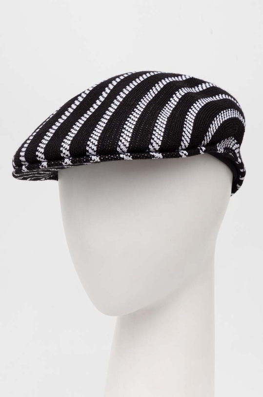 Kangol kaszkiet z domieszką wełny K3656.BW016 czarny AA00
