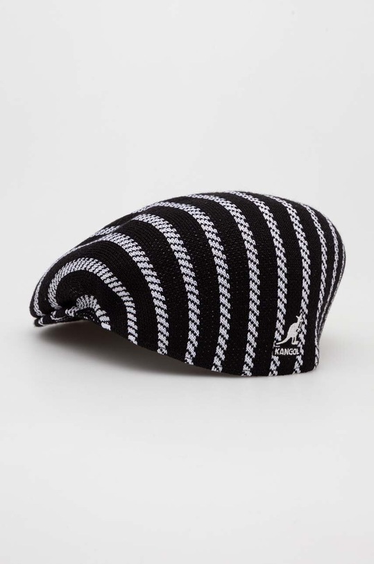 Kangol kaszkiet z domieszką wełny czarny K3656.BW016