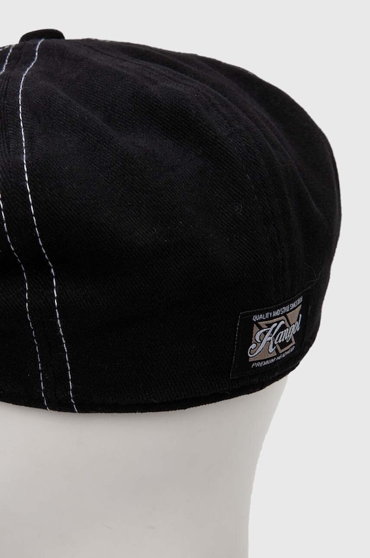 Kangol kaszkiet bawełniany K5404.BK001 czarny AA00