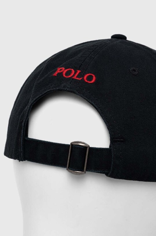 Bavlnená šiltovka Polo Ralph Lauren 710548524 čierna AA00