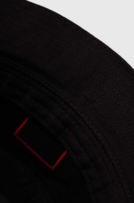 HUGO kapelusz bawełniany czarny 50496443