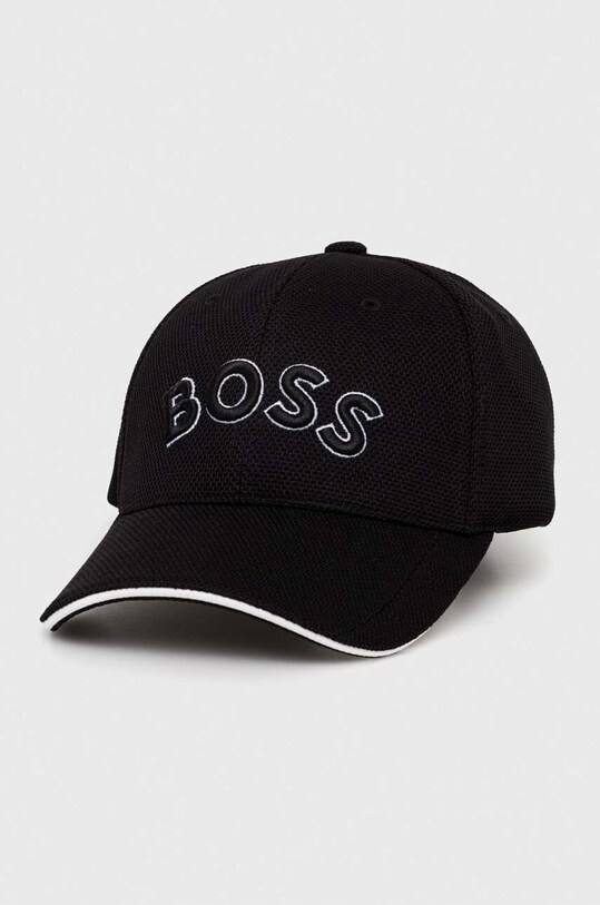 Кепка Boss Green аплікація чорний 50492737
