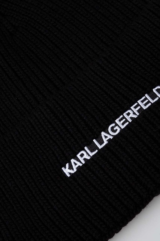 Кепка из смесовой шерсти Karl Lagerfeld 236M3413 чёрный AA00