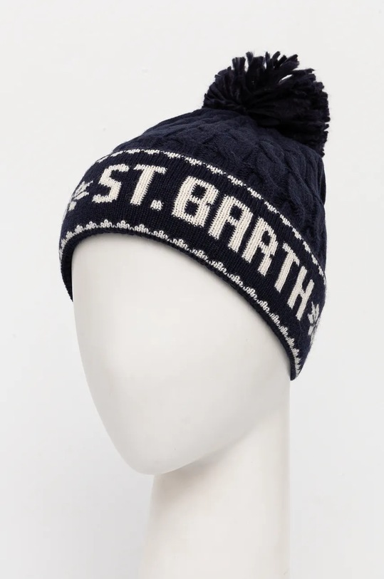 Μάλλινο σκουφί MC2 Saint Barth WILH004 σκούρο μπλε AA00