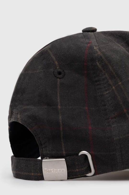 Accessori Barbour berretto da baseball in cotone Darwen Tartan Sports Cap MHA0554 verde