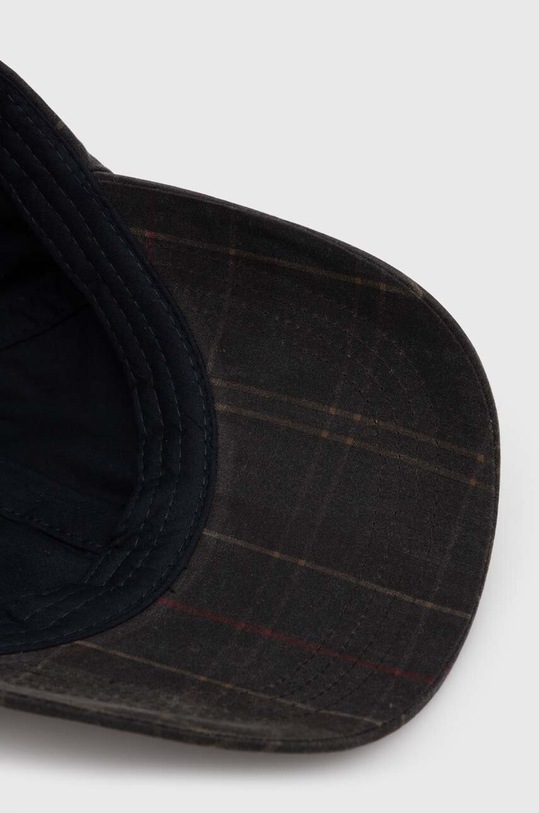 Barbour berretto da baseball in cotone Darwen Tartan Sports Cap verde MHA0554