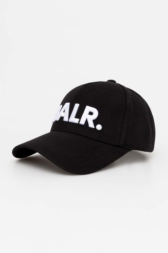 BALR șapcă de baseball din bumbac bumbac negru B6110.1063.NOS