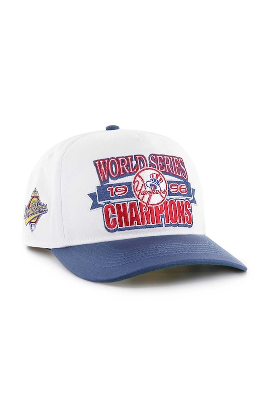 Бавовняна бейсболка 47 brand MLB New York Yankees BCWS.ARCHH17CTP.WH96 білий AA00