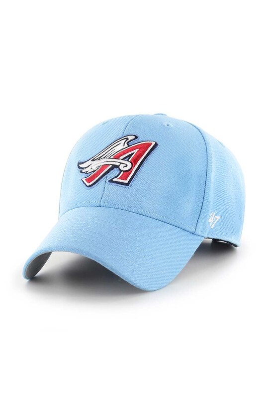 47 brand sapca MLB LA Angels cu un amestec de lana albastru BCPTN.MVP04WBV.CO61