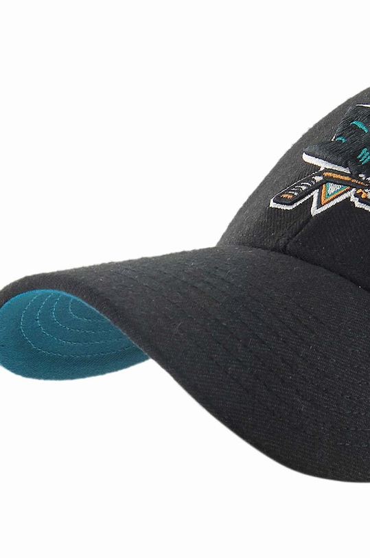 Akcesoria 47 brand czapka z daszkiem NHL San Jose Sharks H.BLPMS22WBP.BK czarny