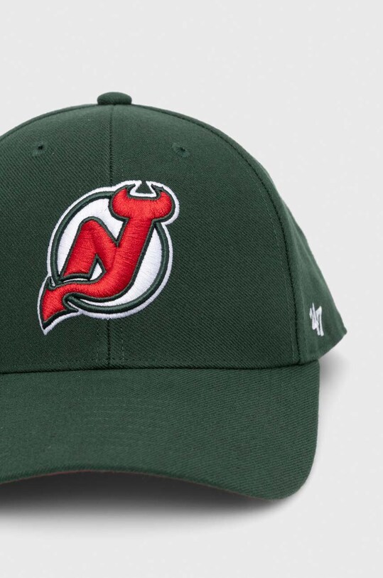 Кепка из смесовой шерсти 47 brand NHL New Jersey Devils H.BLPMS11WBP.DG зелёный AA00