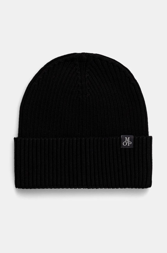 Marc O'Polo caciula din bumbac uni negru M29502201116