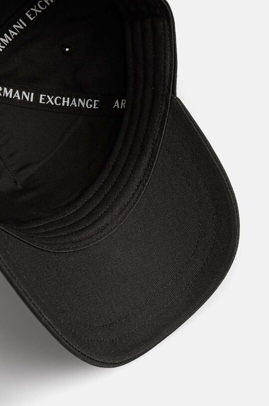 Бавовняна бейсболка Armani Exchange зелений 954224.CC516.NOS