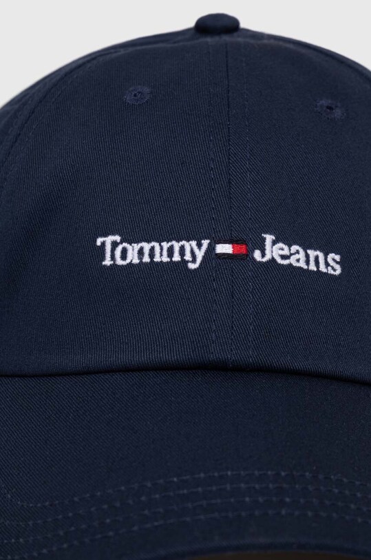 Хлопковая кепка Tommy Jeans AM0AM11341 тёмно-синий AA00
