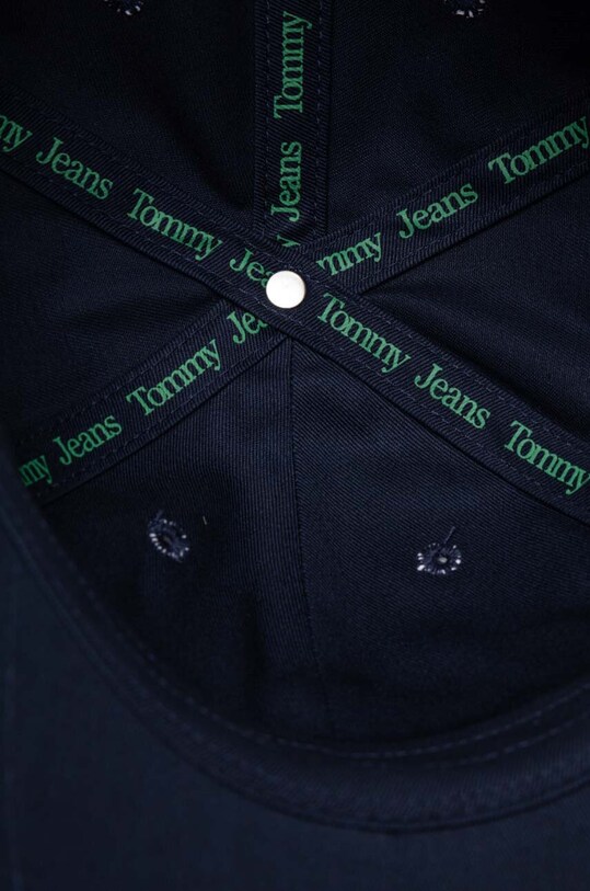 Хлопковая кепка Tommy Jeans тёмно-синий AM0AM11341