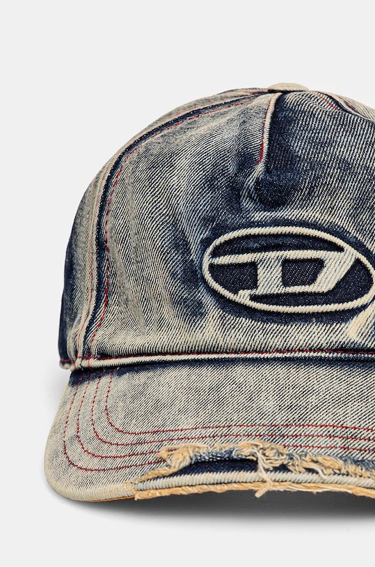 Βαμβακερό καπέλο του μπέιζμπολ Diesel C-SEYMON A06467.0DGAV μπλε AA00