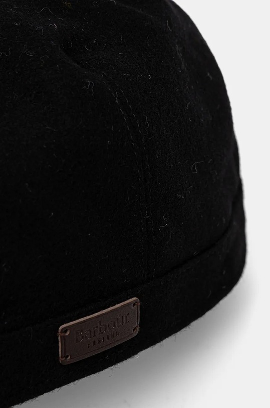 Akcesoria Barbour kaszkiet wełniany MHA0439 czarny