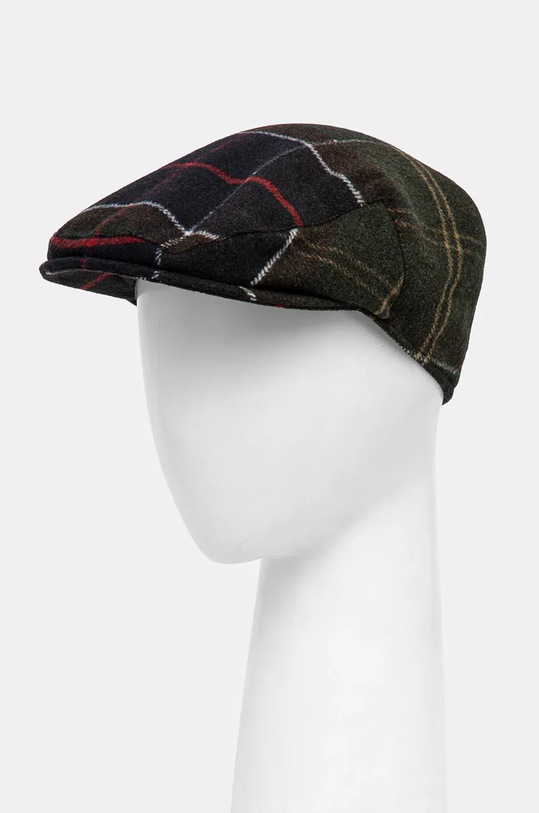 Barbour kaszkiet z domieszką wełny z domieszką wełny zielony MHA0558