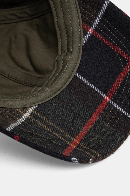 Καπάκι με μείγμα μαλλί Barbour πράσινο MHA0553