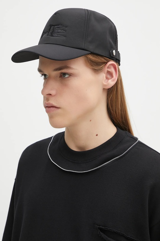Heliot Emil baseball cap SS25.M.16.050.BLK01.CO