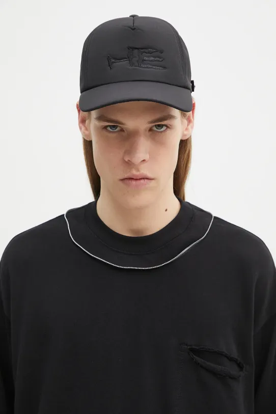 Heliot Emil baseball cap SS25.M.16.050.BLK01.CO black