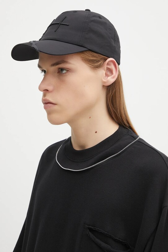 Heliot Emil baseball cap SS25.M.16.086.BLK01.CO black AA00