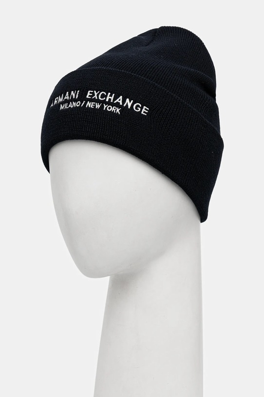 Armani Exchange căciulă XM001637.AF16950.NOS negru AA00