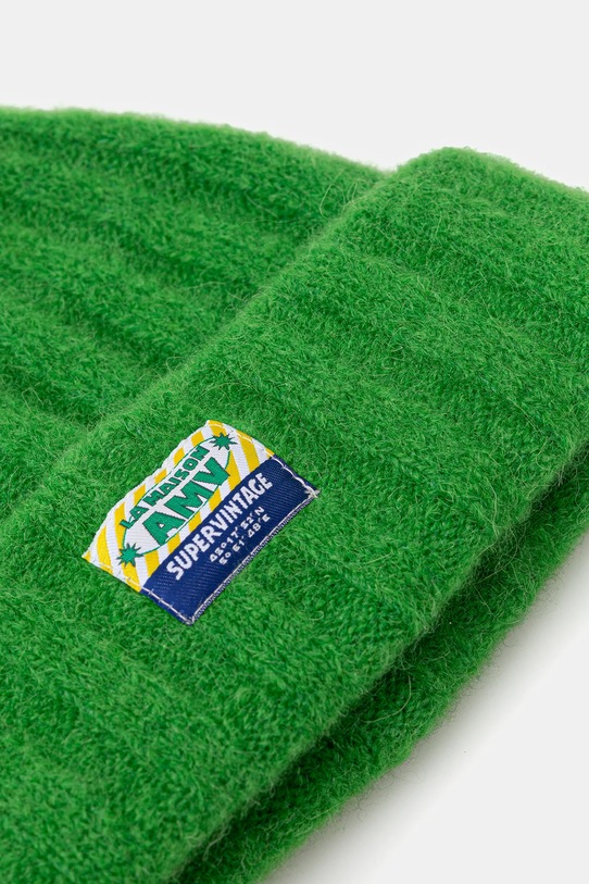 Akcesoria American Vintage czapka z wełną VITO22A zielony