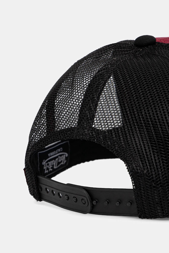 Akcesoria Von Dutch czapka z daszkiem VD.0.CAS1.BIK bordowy