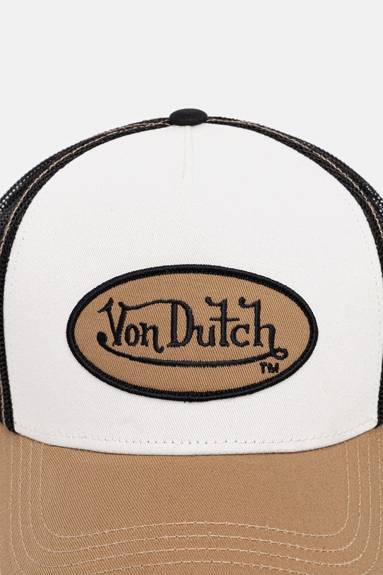 Von Dutch czapka z daszkiem męska VD.0.CAS1 brązowy AA00