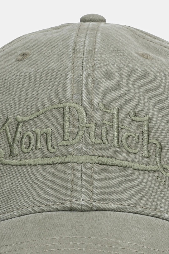 Von Dutch czapka z daszkiem bawełniana VD.0.CAS1.FORESTNK zielony AA00