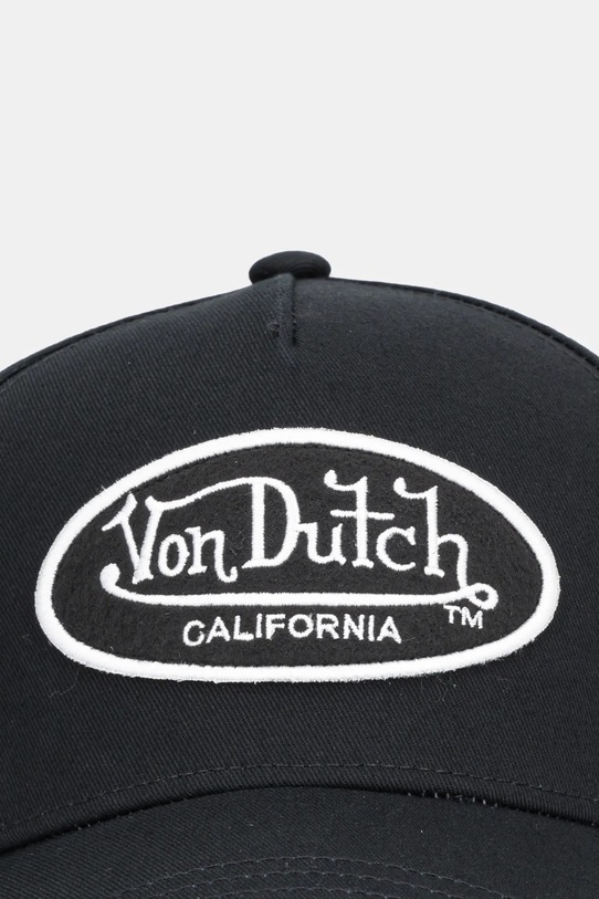 Von Dutch czapka z daszkiem bawełniana VD.0.CAS1.LOFB6 czarny AA00