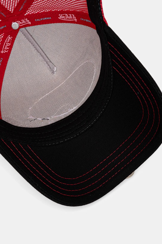 Von Dutch șapcă rosu VD.0.CAS1.PAT