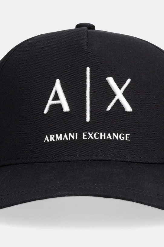 Armani Exchange Șapcă de baseball bărbați din bumbac XM002696.AF15502.NOS negru AA00
