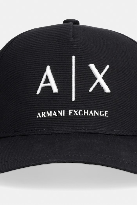 Armani Exchange Șapcă de baseball bărbați din bumbac XM002696.AF15502.NOS negru AA00
