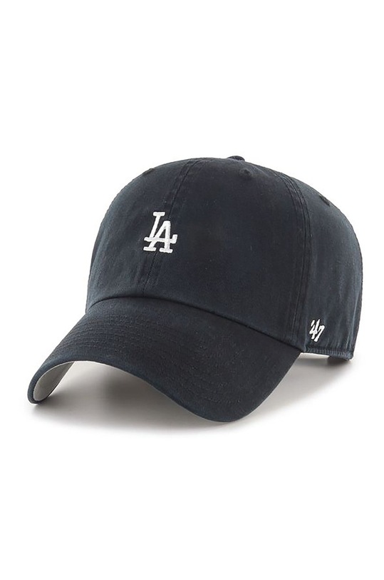 47 brand Czapka MLB Los Angeles Dodgers aplikacja czarny B.BSRNR12GWS.BKA