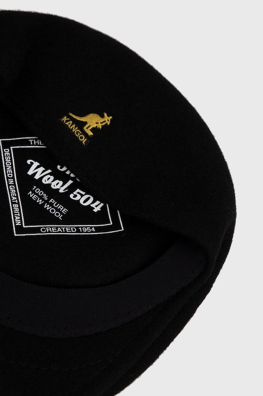 Vlnená čiapka Kangol čierna 0258BC.BG991