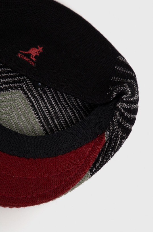 Kangol Kaszkiet z domieszką wełny czarny K3518.BK001