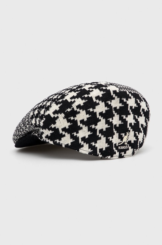Kangol Kaszkiet z domieszką wełny czarny K3520.CB103