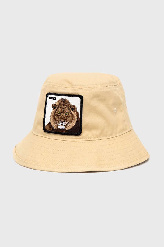 Goorin Bros - Kapelusz Lion aplikacja beżowy 105.0204