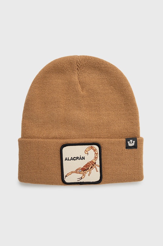 Goorin Bros Czapka aplikacja brązowy 107.0214