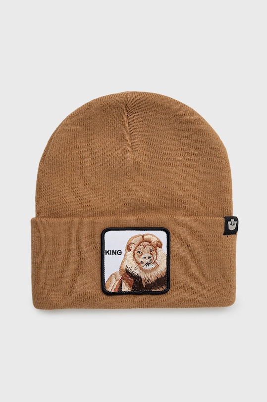 Goorin Bros Czapka aplikacja brązowy 107.0121