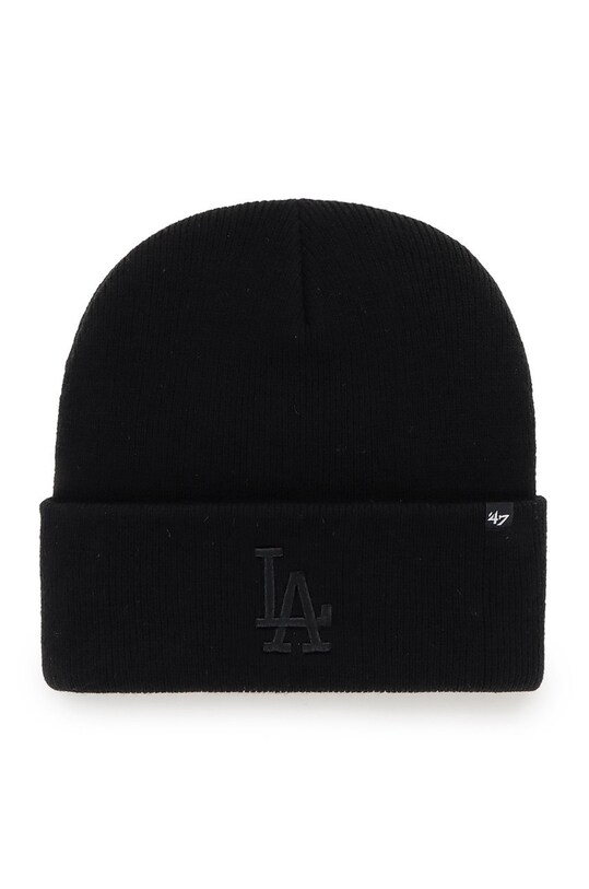 47 brand Czapka MLB Los Angeles Dodgers pozostałe czarny B.HYMKR12ACE.BKB